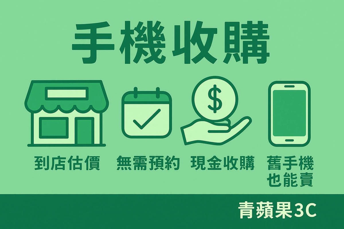 手機收購流程懶人包圖解|到店估價、無需預約、現金收購、舊機也能賣|青蘋果3C